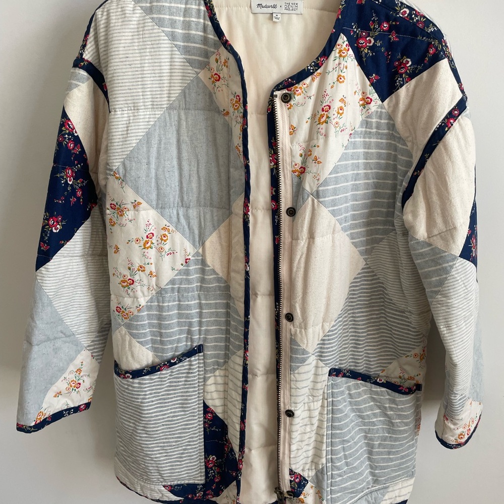 Madewell Multicolor Patchwork Jean Jacket - image 3